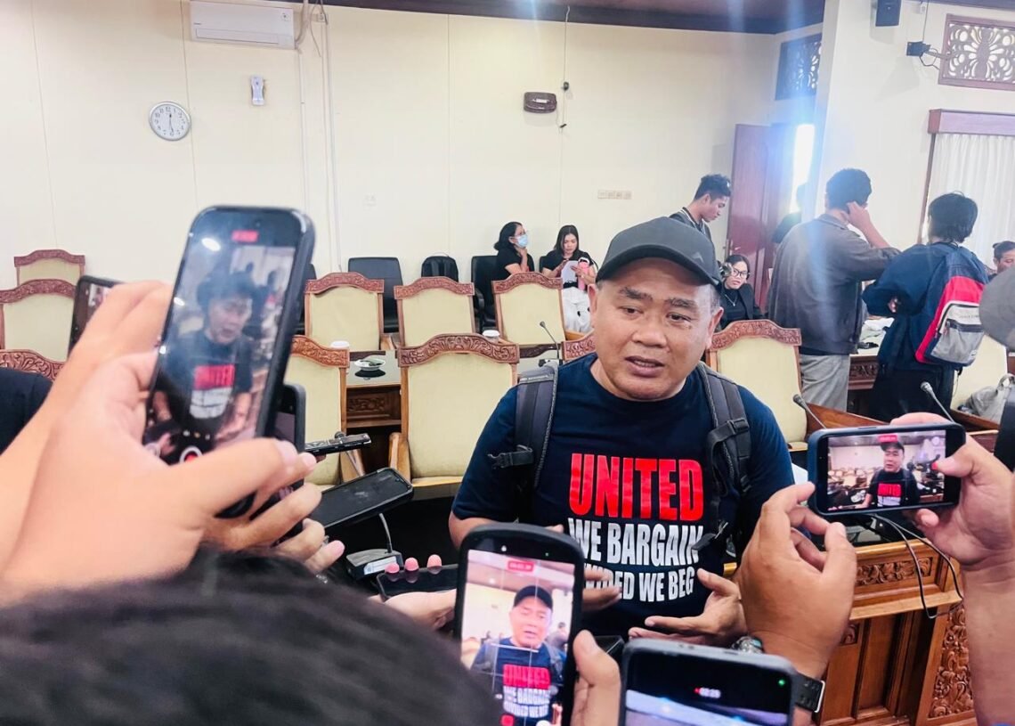 Sekretaris Federasi Serikat Pekerja Mandiri (FSPM) Regional Bali, Ida I Dewa Made Rai Budi Darsana. -BALITOPIK.COM