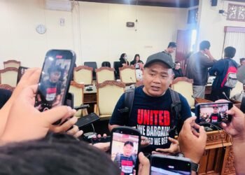 Sekretaris Federasi Serikat Pekerja Mandiri (FSPM) Regional Bali, Ida I Dewa Made Rai Budi Darsana. -BALITOPIK.COM