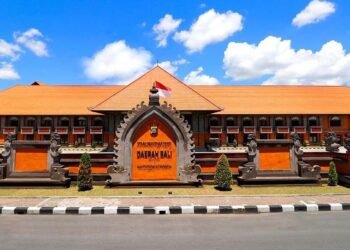 Gedung Polda Bali. -IST