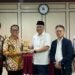 Penandatanganan Perjanjian Kerja Sama (PKS) tentang pelaksanaan Tri Dharma Perguruan Tinggi dalam program Kampus Berdampak di Tangerang. -IST
