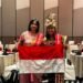 Maria Tuto Demon saat hadir di Forum Perempuan Penenun se-ASEAN. -IST