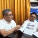PPK Irigasi dan Rawa BWS Bali-Penida, I Wayan Juliarta (kiri) didampingi Direksi Teknik BWS Bali-Penida Putu Rio saat wawancara dengan wartawan, Senin (26/10/2026). -BALITOPIK.COM